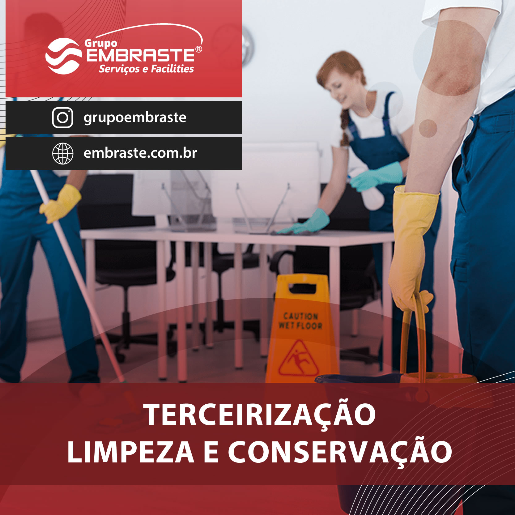 Terceirização de Limpeza e Conservação