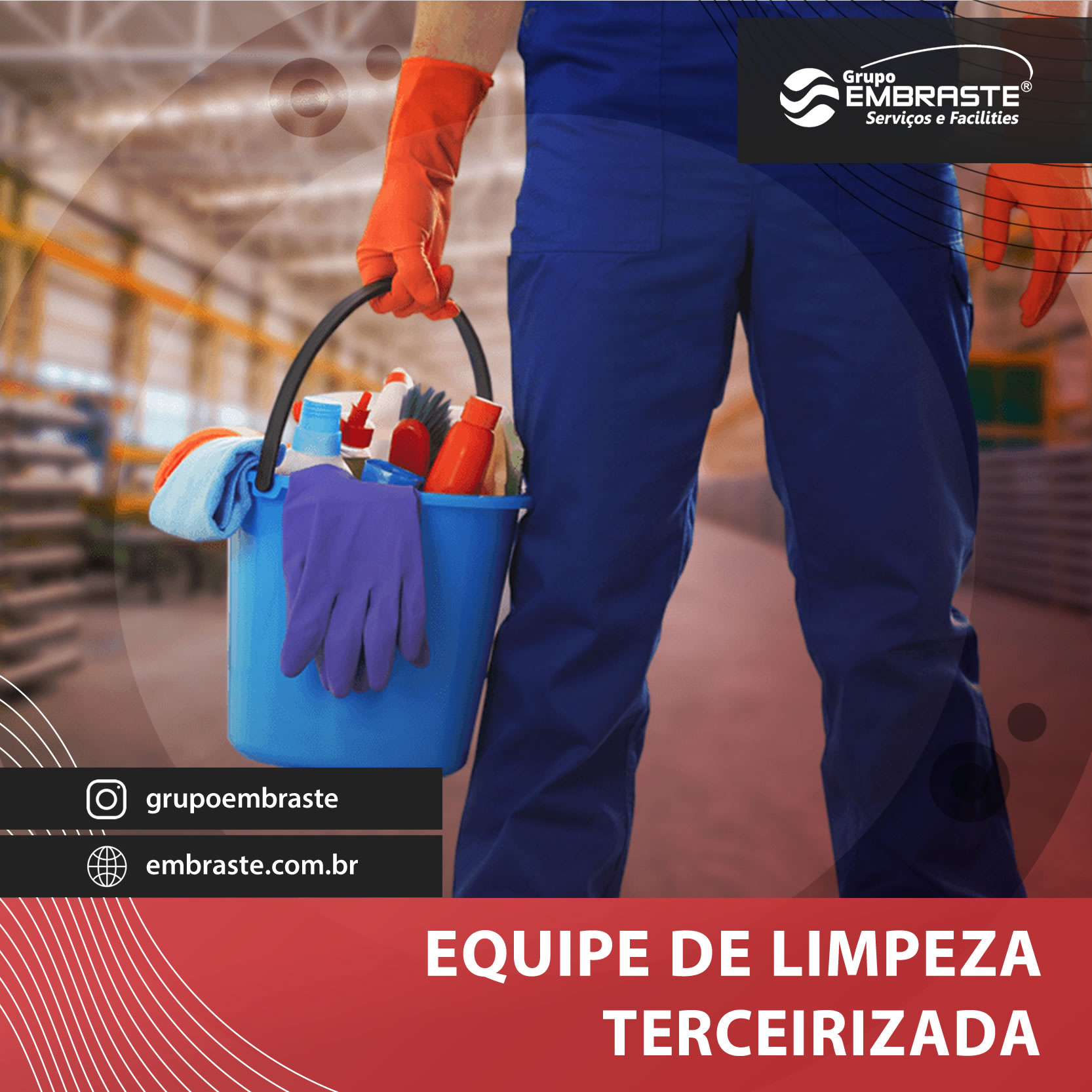 Equipe de Limpeza Especializada